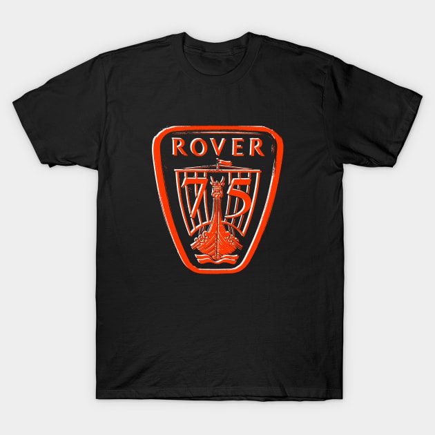 Rover 75 classic car logo red/white T-Shirt by soitwouldseem